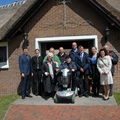 Hoher Besuch auf Baltrum : V.l.n.r.: Das ev. Inselpastorenehepaar Johannes Heiber und Anna Henken, Anneliese Labs (Kirchenvorstand, Norden), Bischof Dr. Franz Josef Bode, Bernd Heuermann (Norden, lt. Pfarrer der Pfarreiengemeinschaft Kste), Josef Flockert (Kirchenvorsteher a.D., Baltrum), Pastor Michael Stromann (Norden), Gerd Gullnick (Hausmeister), Dipl.-Theologin Natalia Lster (Seelsorge am Meer), Jolanta Mronga (zustndig fr die Reinigung) und Knut Balzer (stellv. Kirchenvorstandsvorsitzender, Norden).